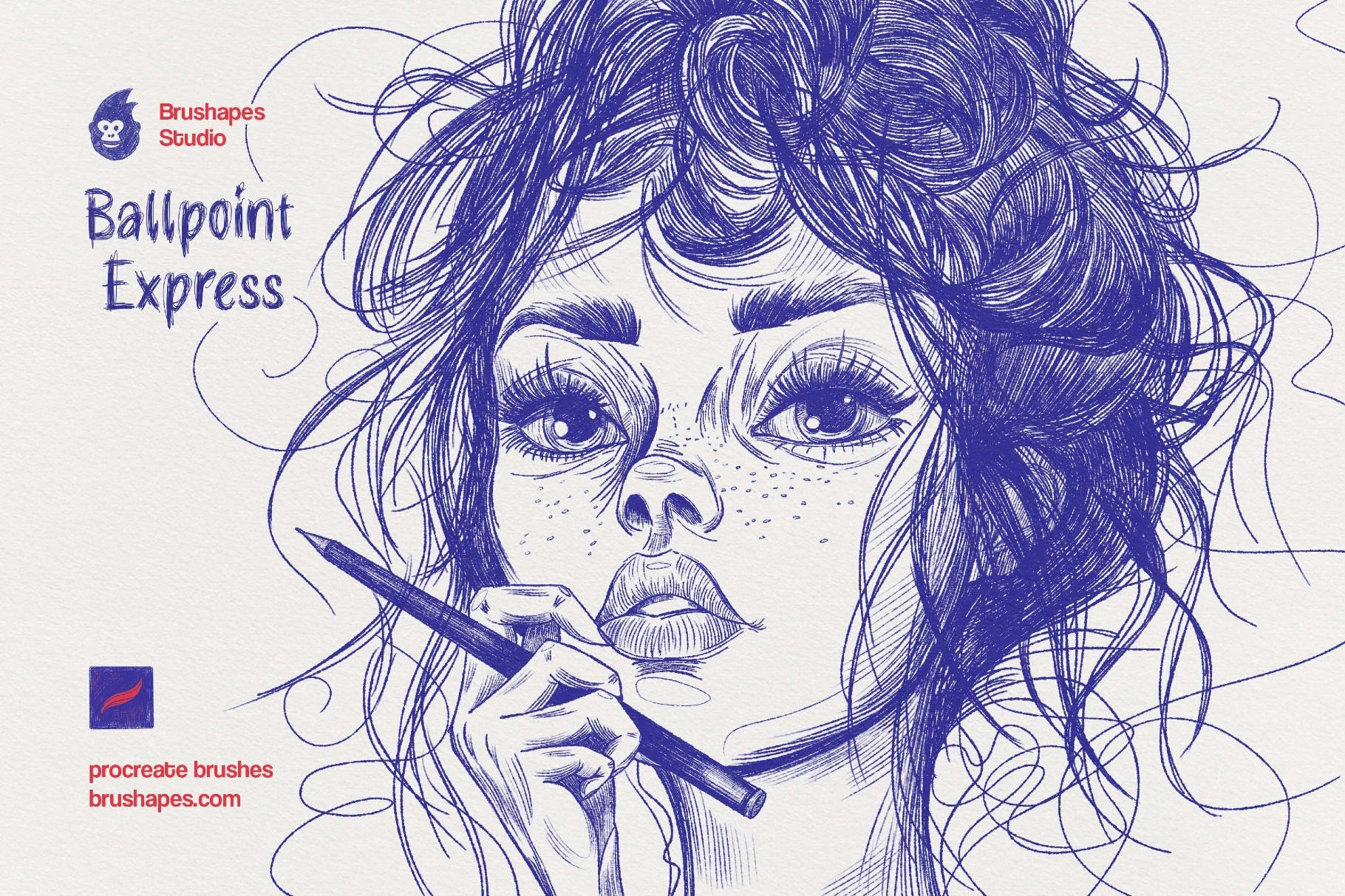 Ballpoint Pen Procreate Brushes