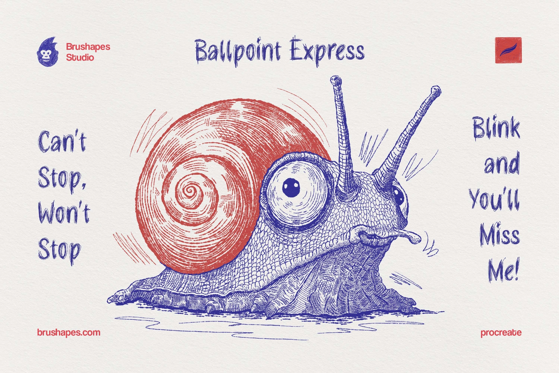 Ballpoint Pen Procreate Brushes