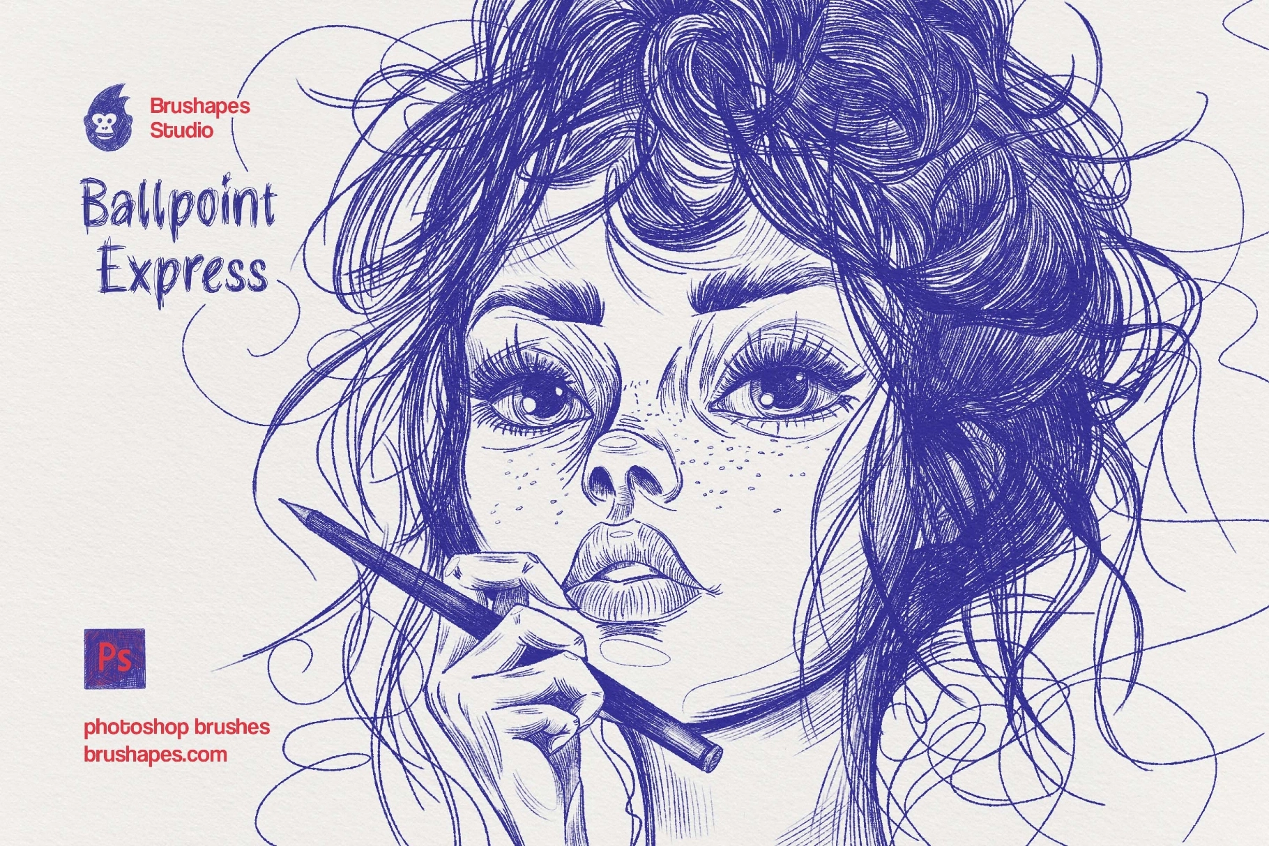 Ballpoint Pen Photoshop Brushes