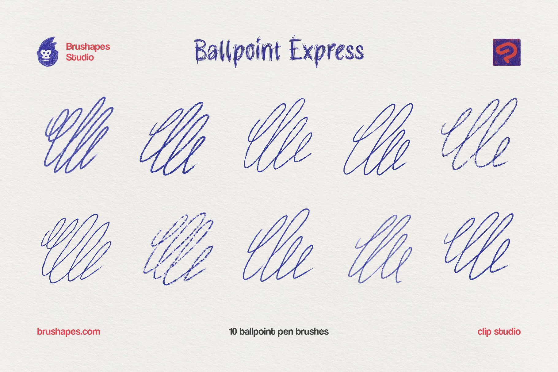 Ballpoint Pen Clip Studio Brushes