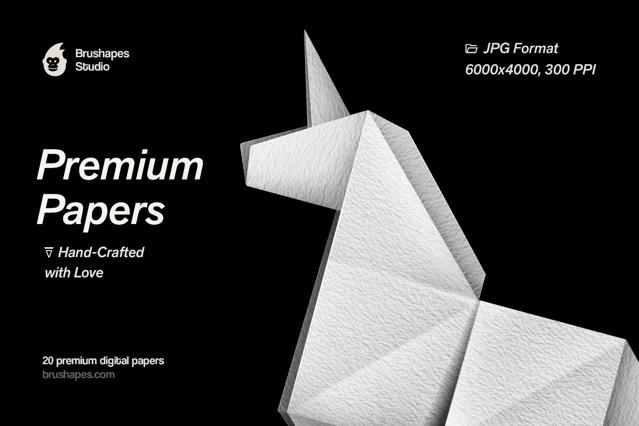 20 Premium Hand-Made Paper Textures
