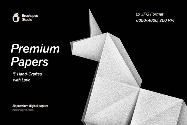 20 Premium Hand-Made Paper Textures