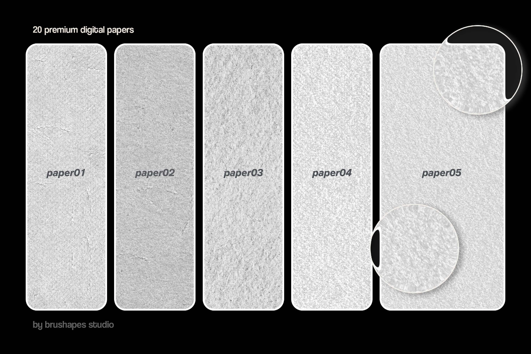 20 Premium Hand-Made Paper Textures