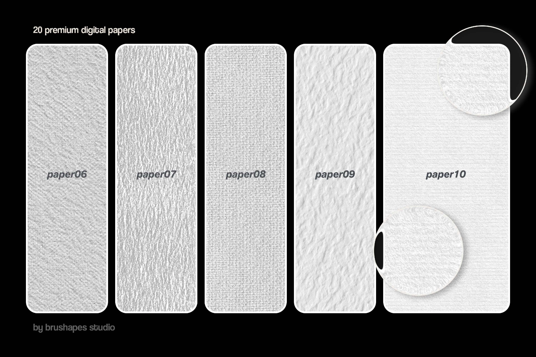 20 Premium Hand-Made Paper Textures