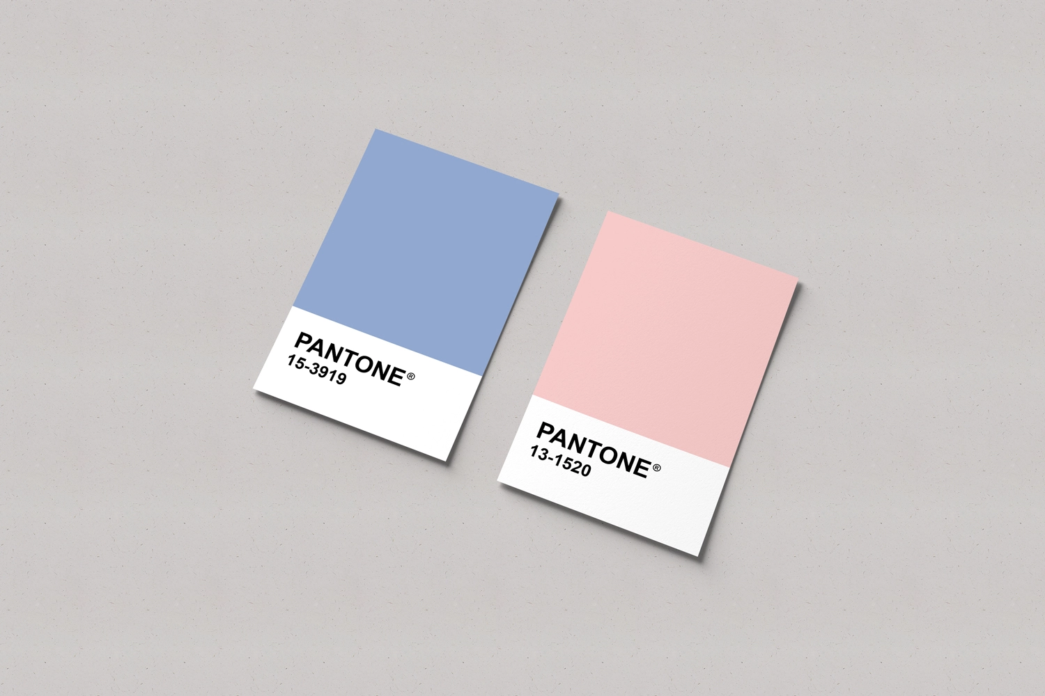 Pantone Card Mockups