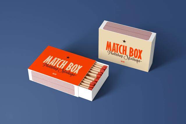 Matches Box Mockups