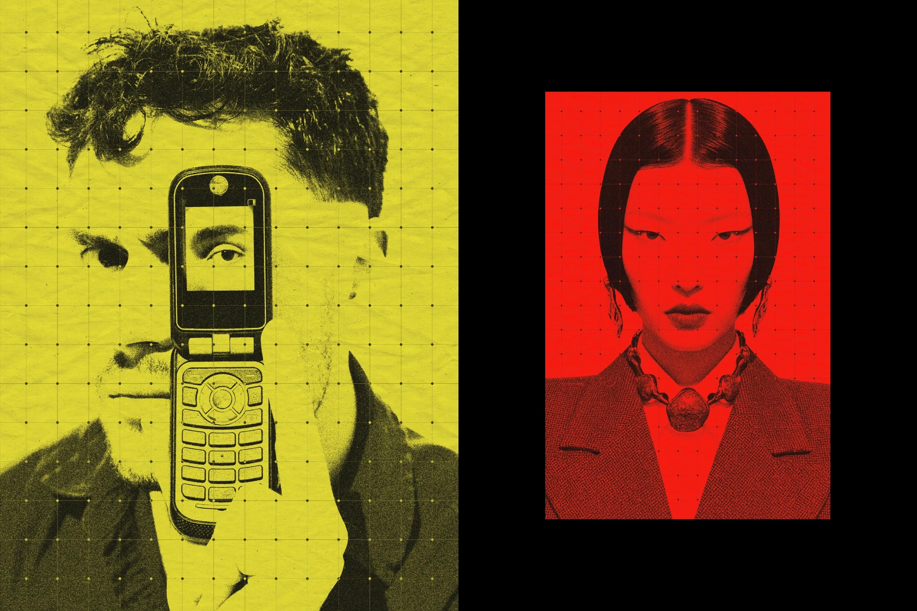 Paper Grid Photo Effect