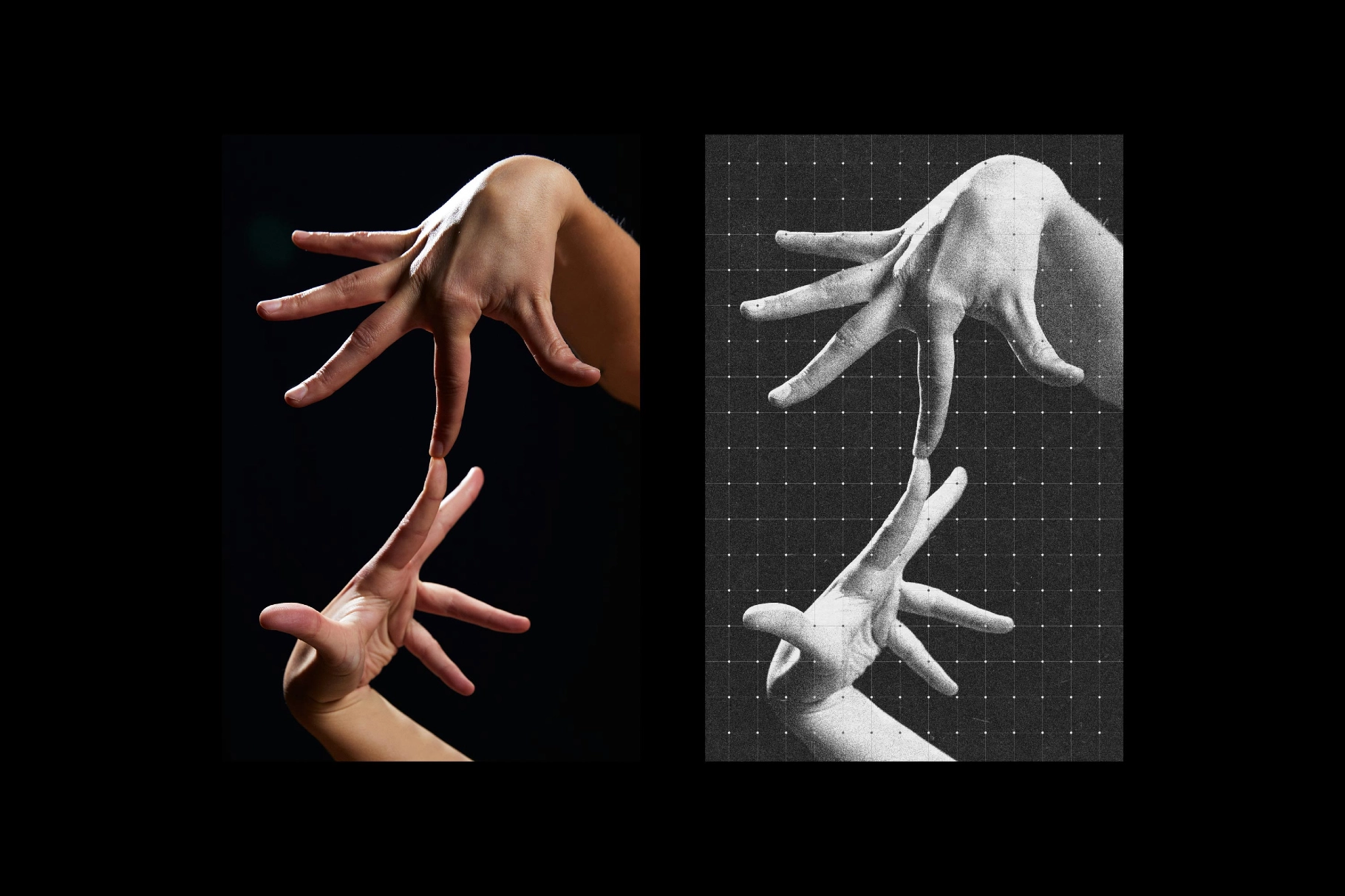 Paper Grid Photo Effect