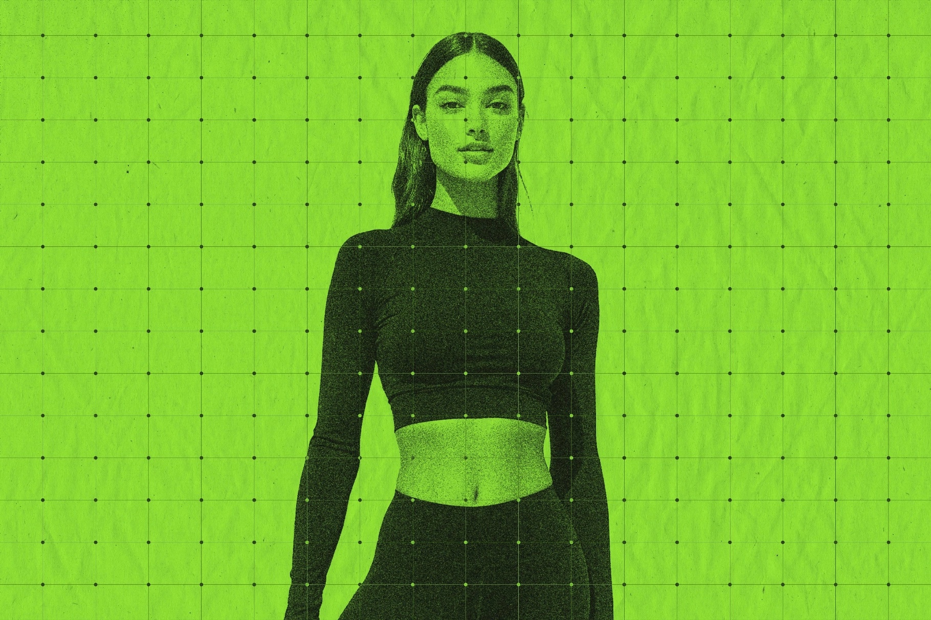 Paper Grid Photo Effect