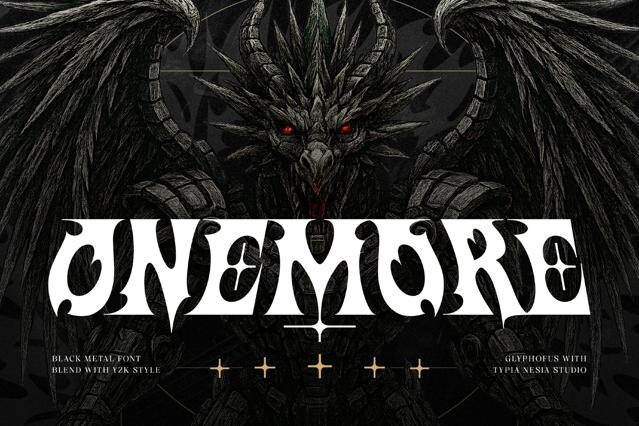 Onemore - Fantasy Game Font