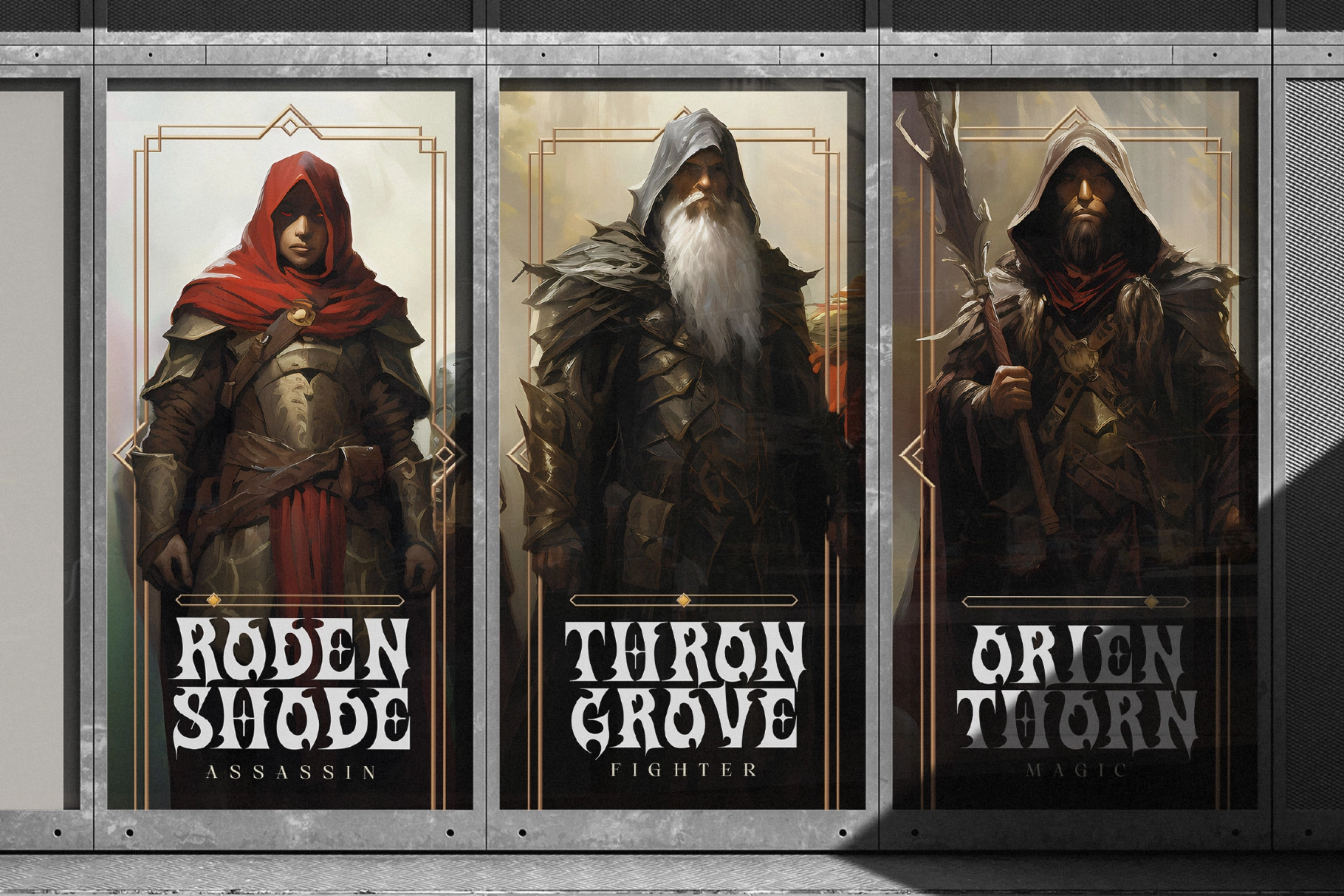 Onemore - Fantasy Game Font