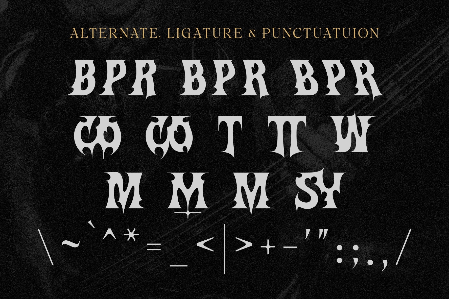 Onemore - Fantasy Game Font