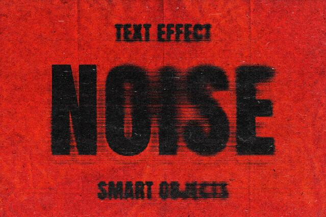 Noise Lines Text Effect