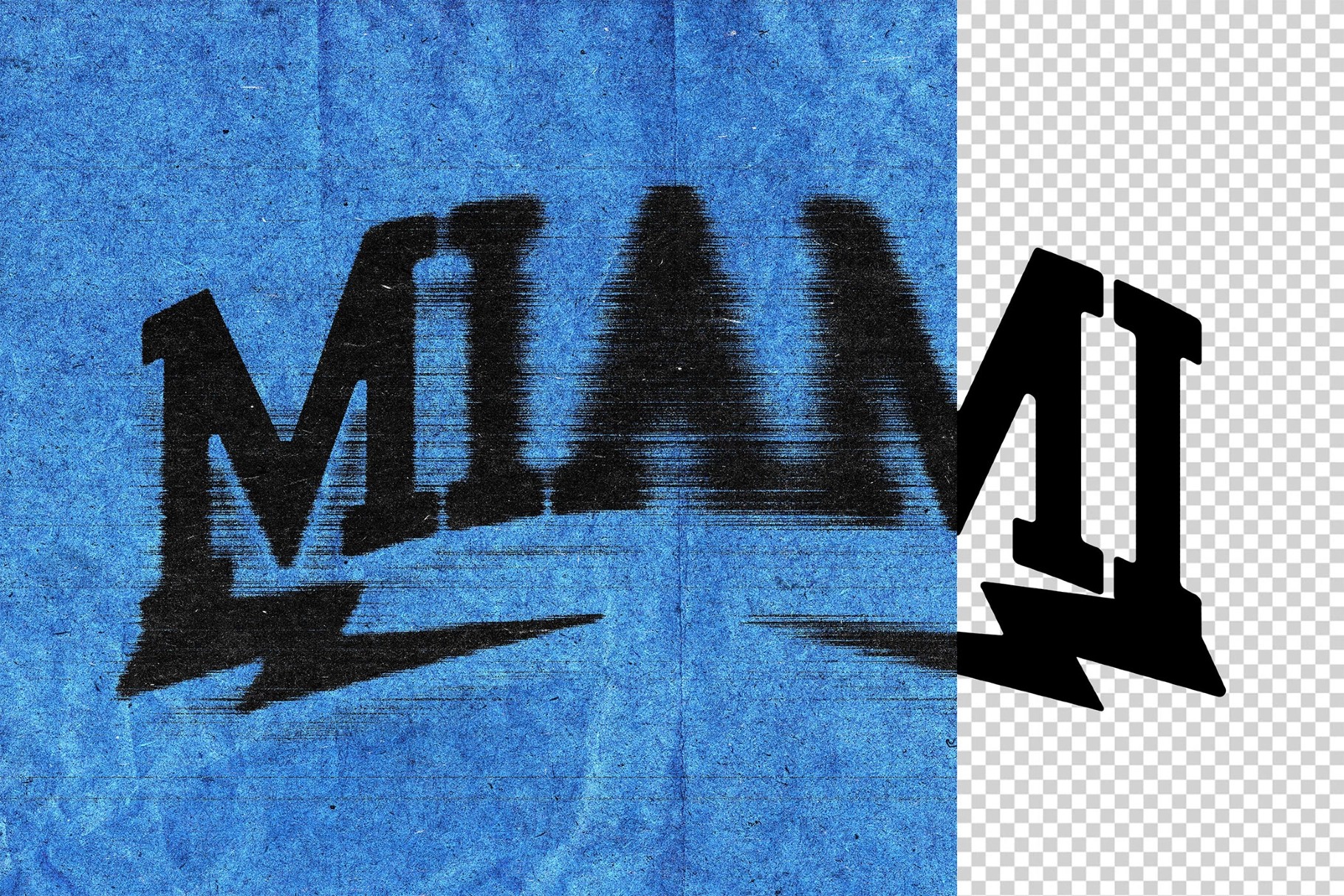 Noise Lines Text Effect