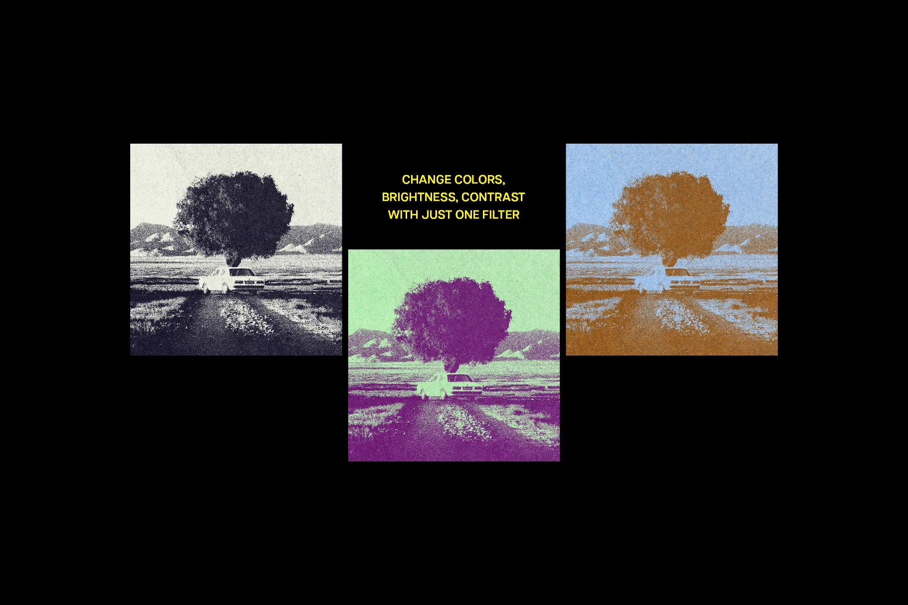 Color Risograph Photo Effect