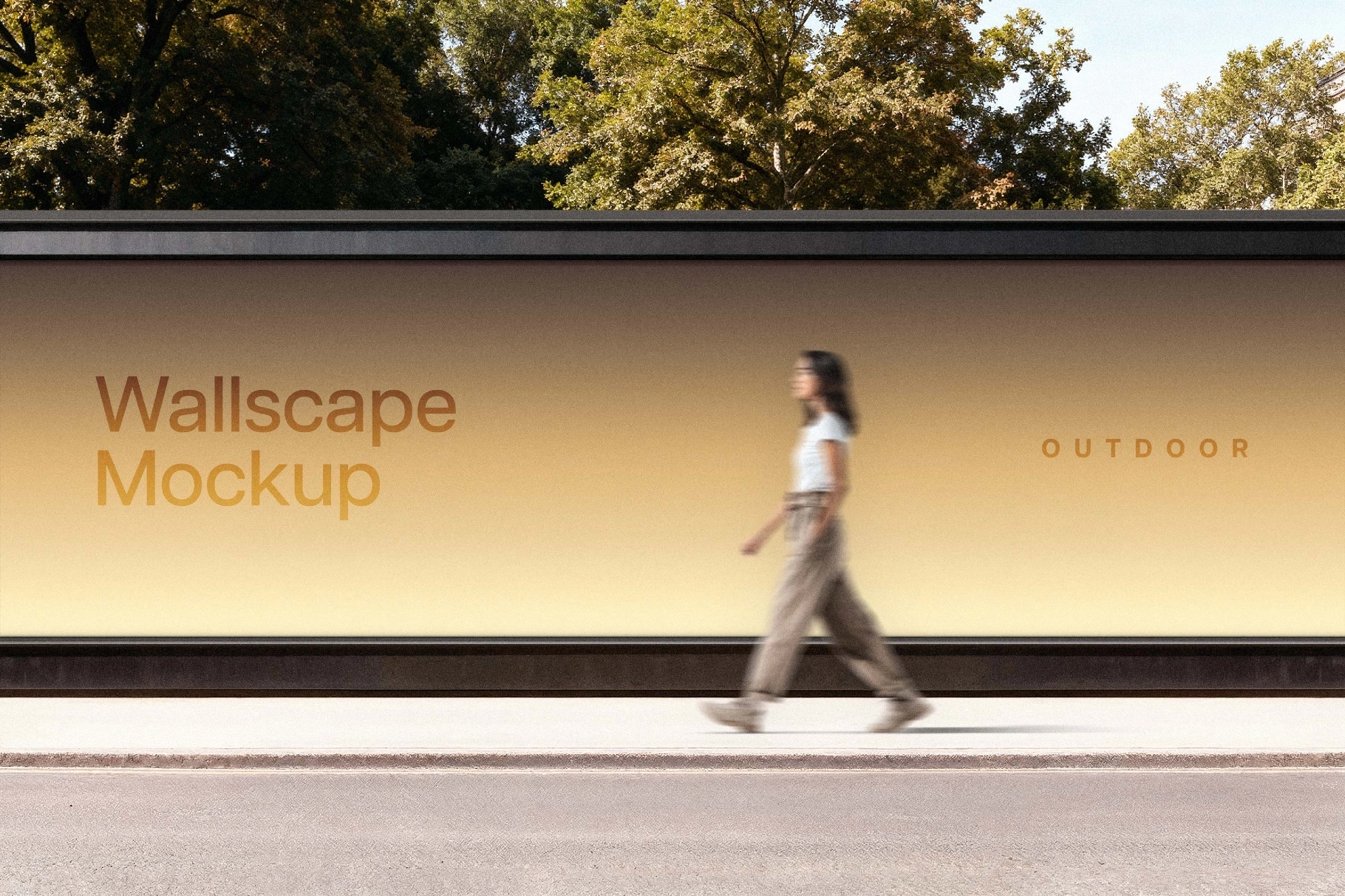 Outdoor Wallscape Mockup