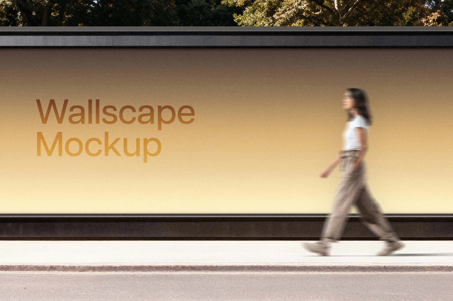 Outdoor Wallscape Mockup