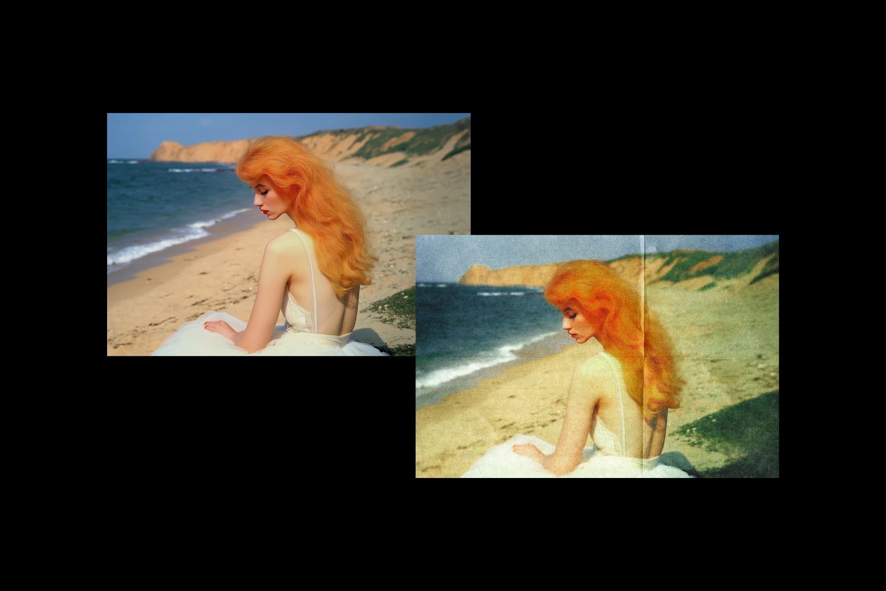 Retro Paper Photo Effect