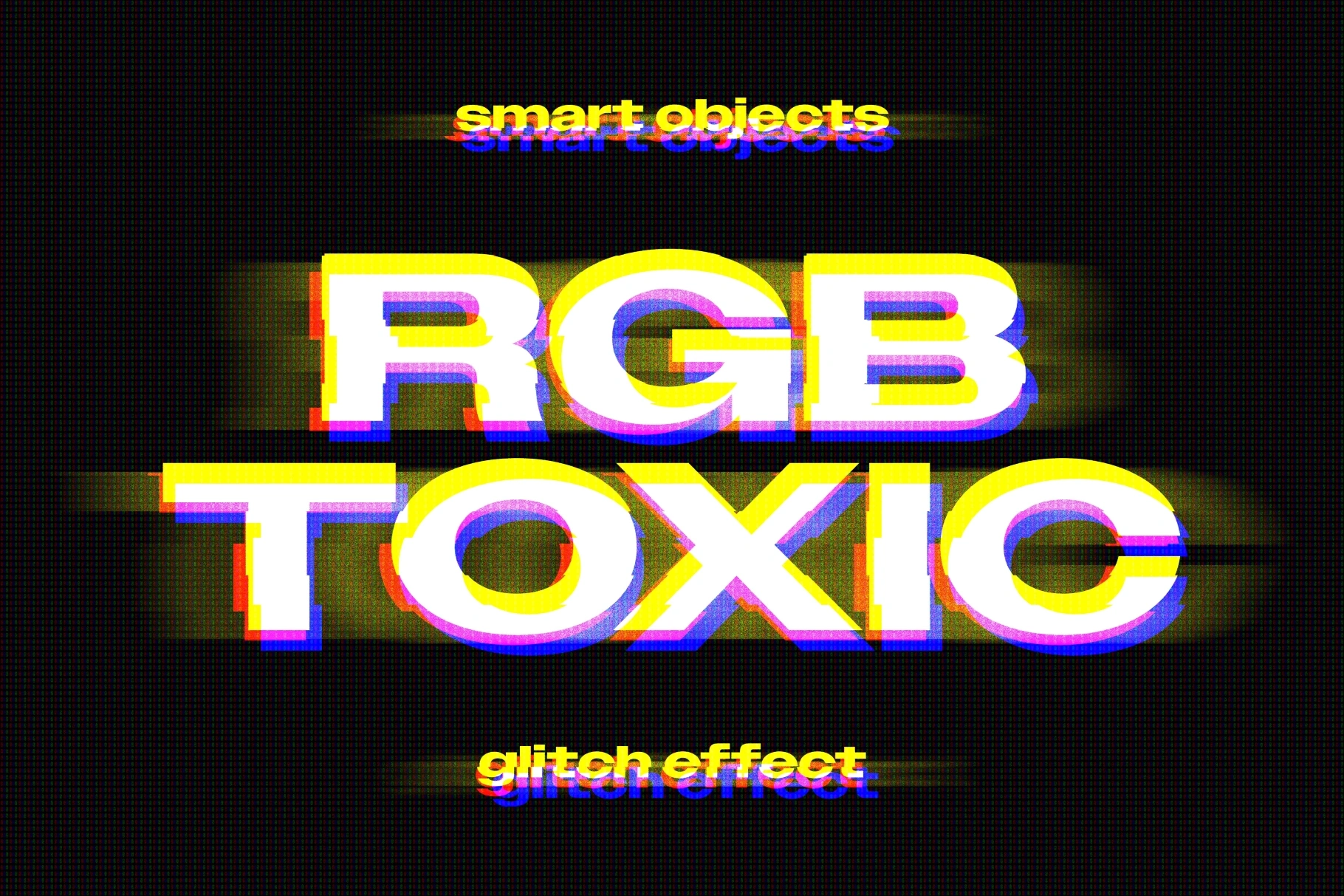 RGB Glitch Text Effect