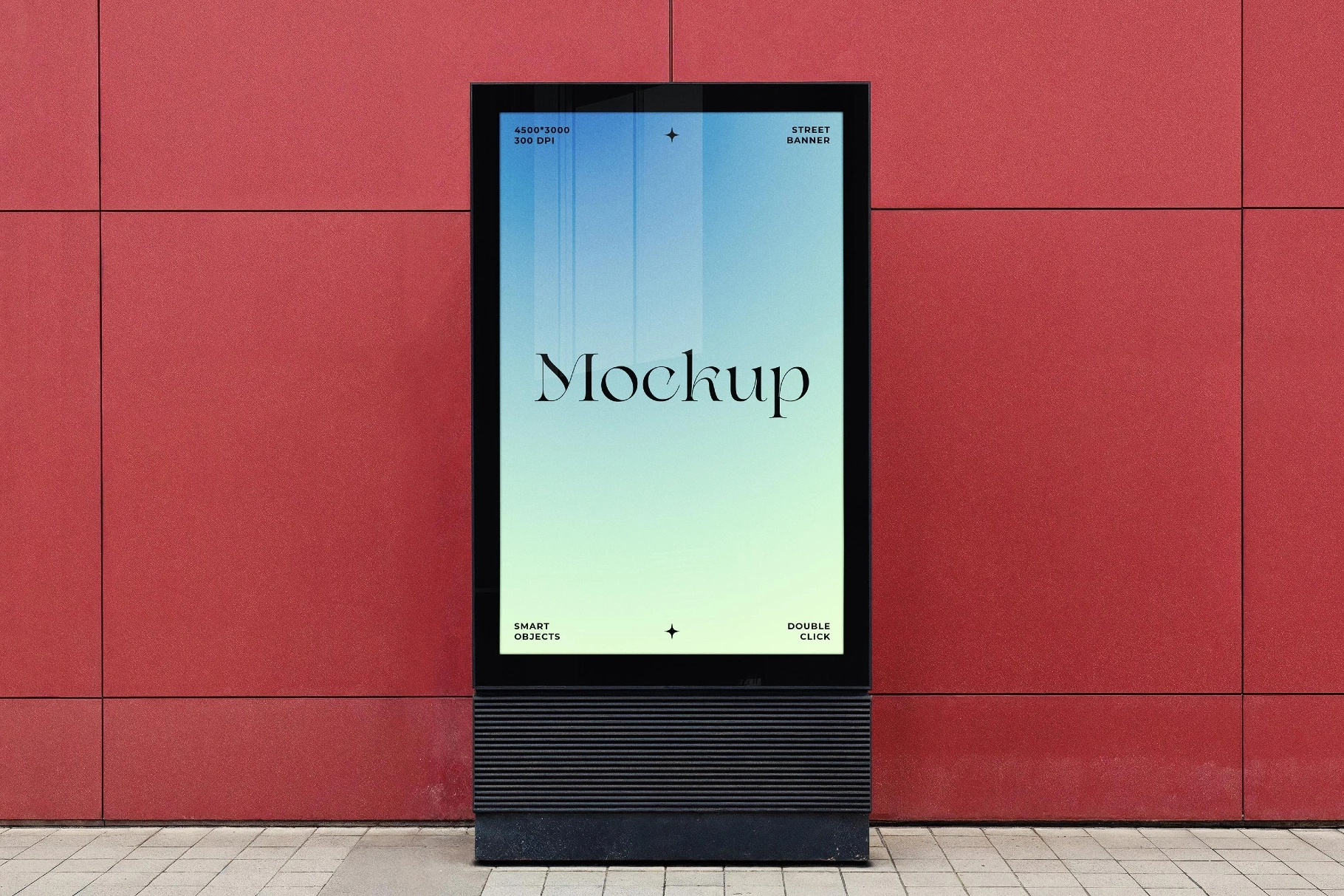 Digital Ad Screen Mockup