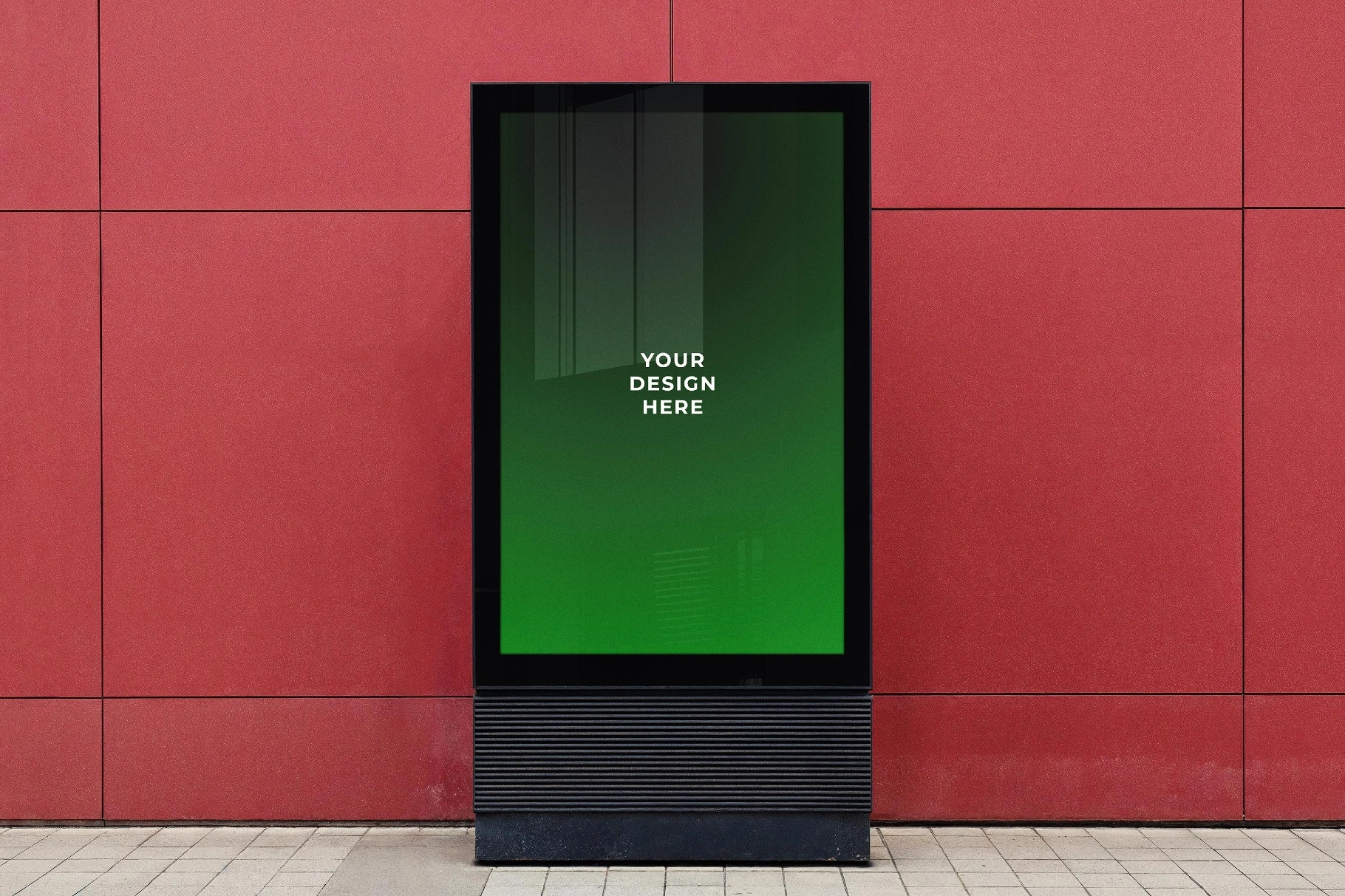 Digital Ad Screen Mockup