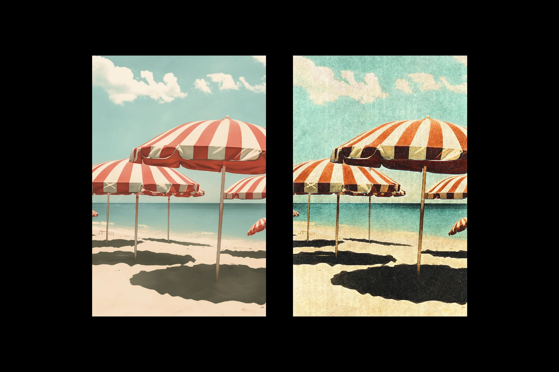 Colored Threshold Photo Effect