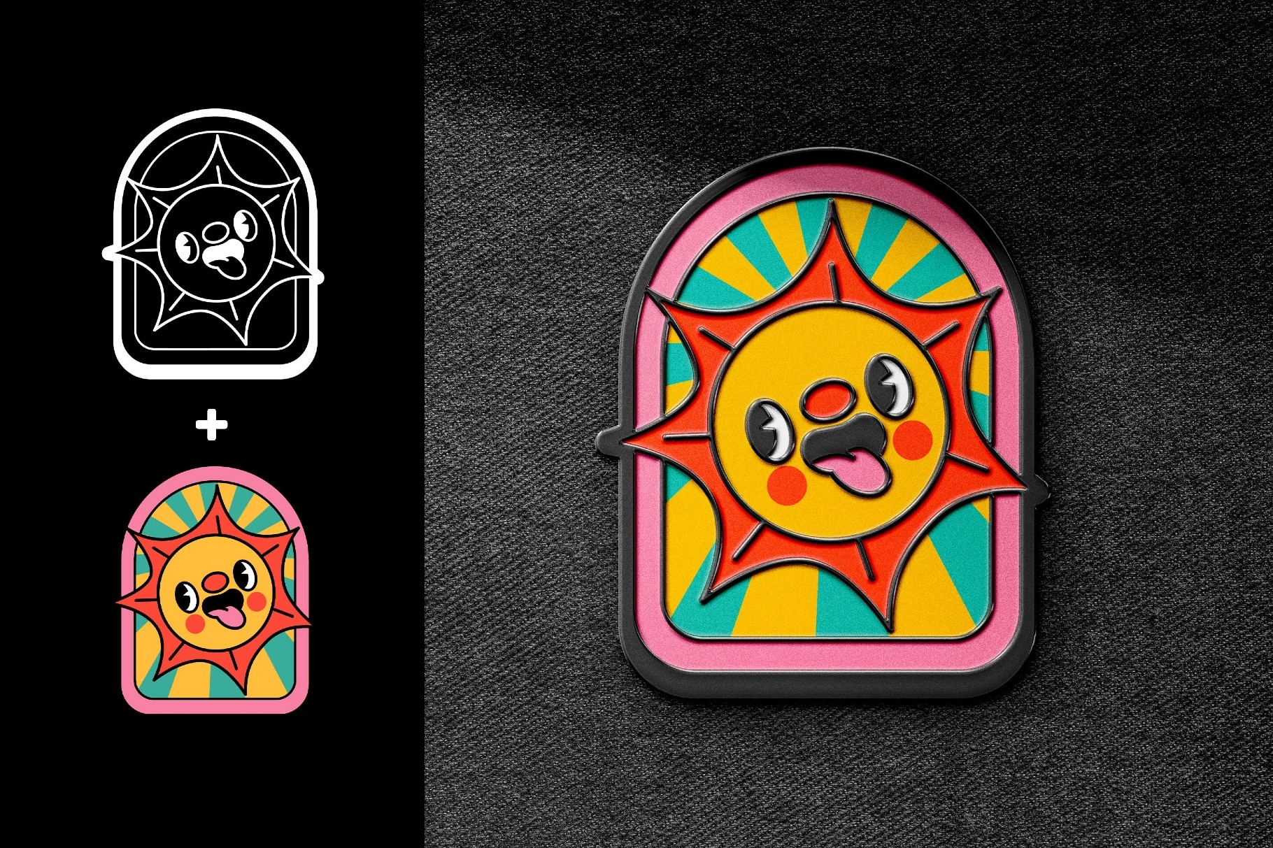 Custom Metal Pin Badge Mockup