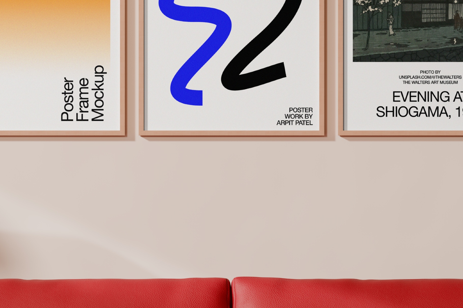 A3 Poster Frame Mockup