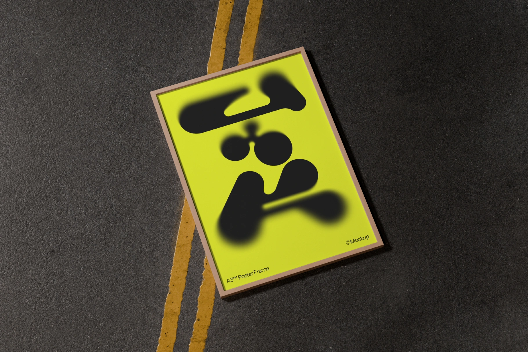 A3 Poster Frame Mockup