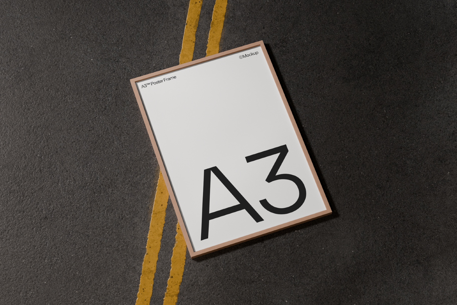A3 Poster Frame Mockup