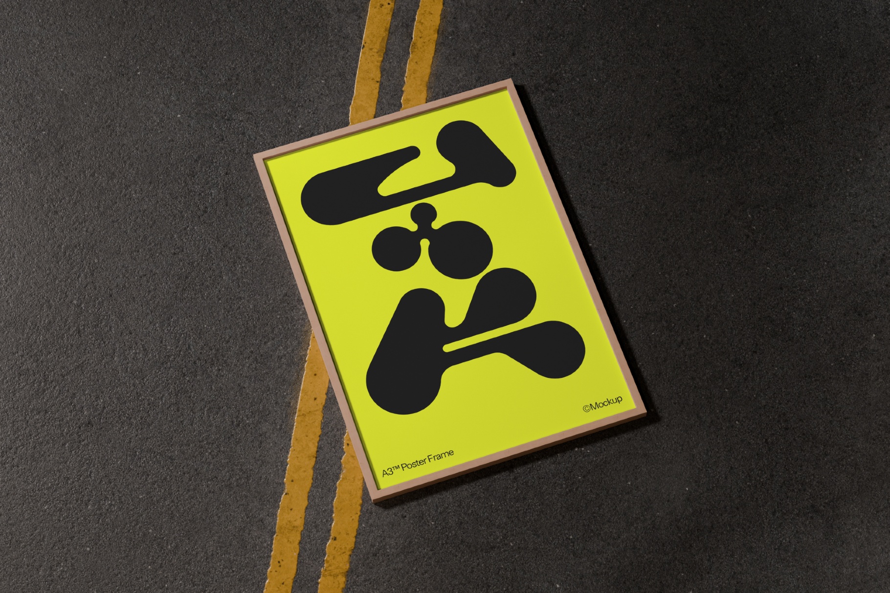 A3 Poster Frame Mockup