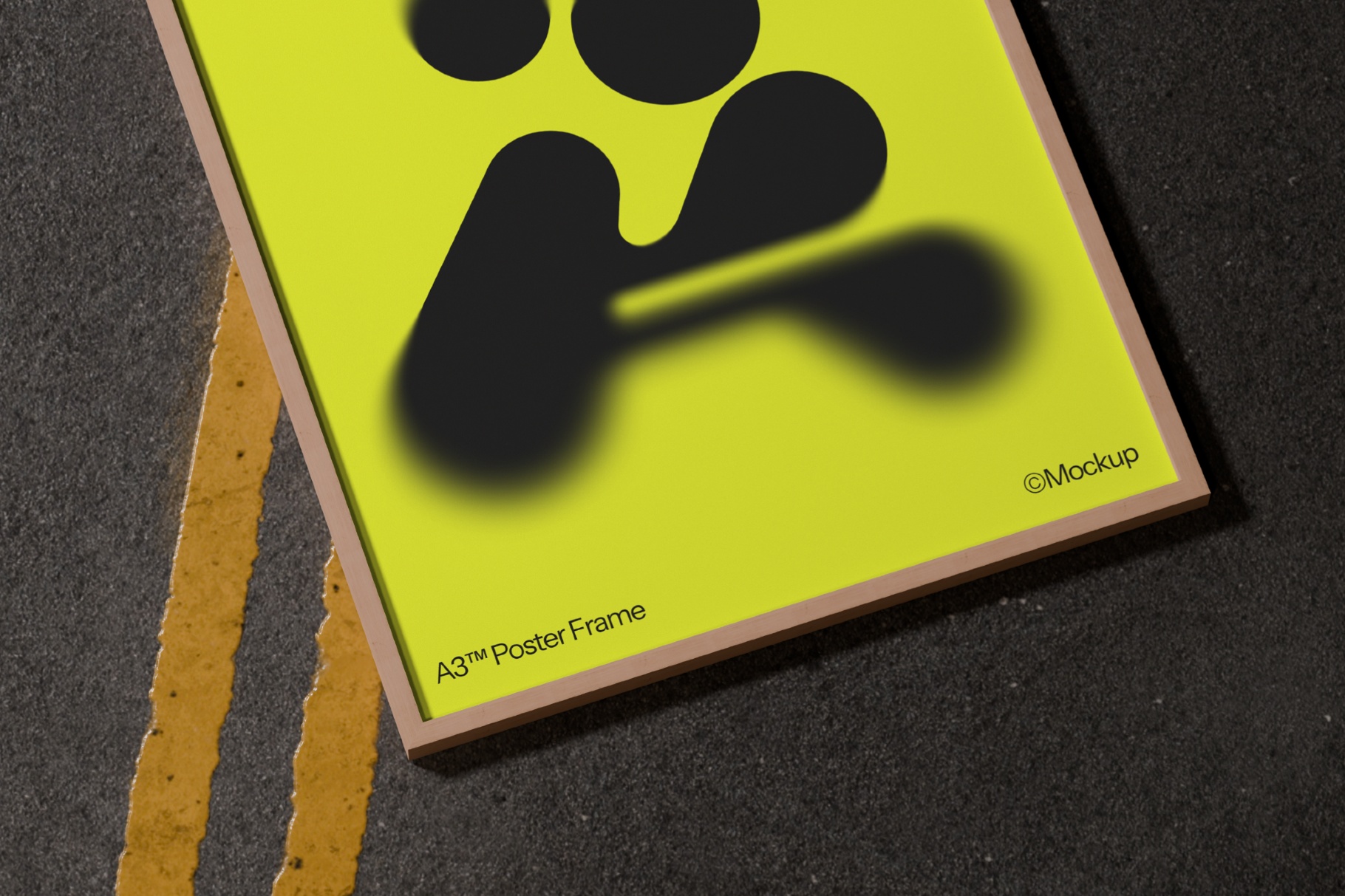 A3 Poster Frame Mockup