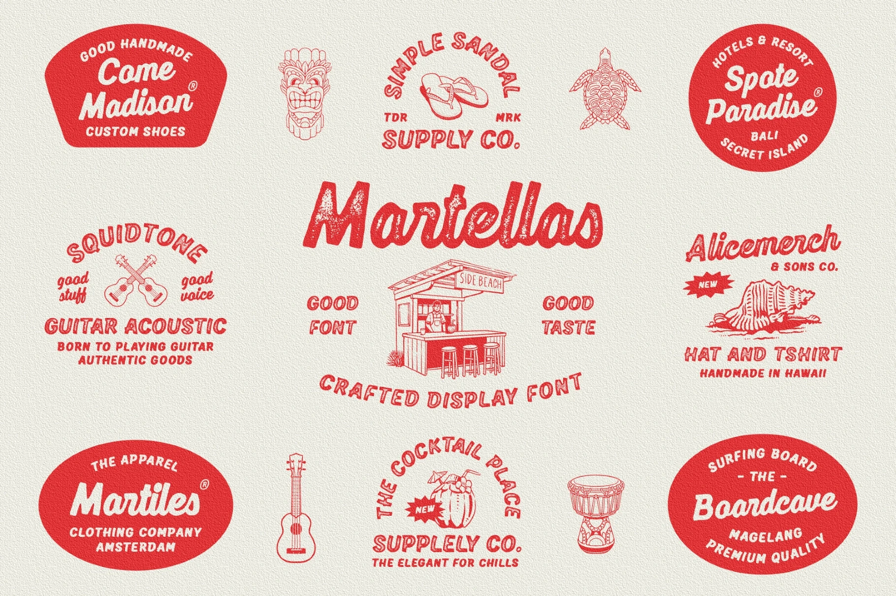 Martellas - Display Font