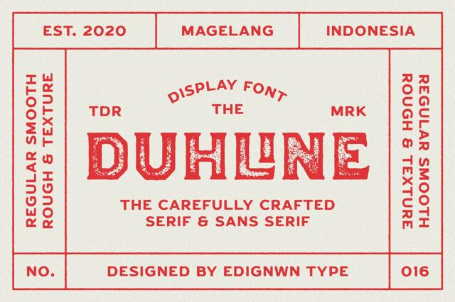 Duhline - Display Font