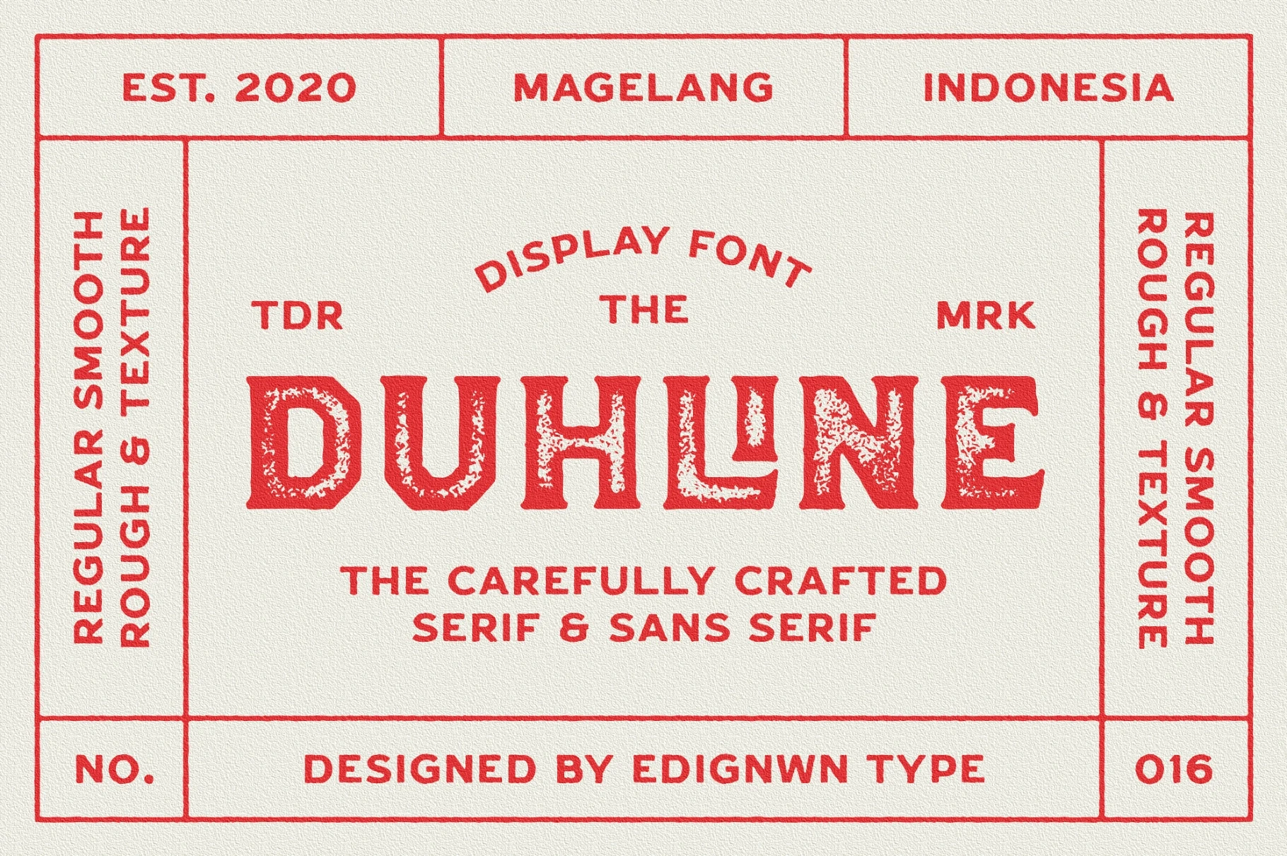 Duhline - Display Font