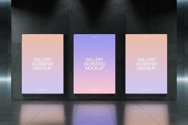 Gallery Screens Mockup