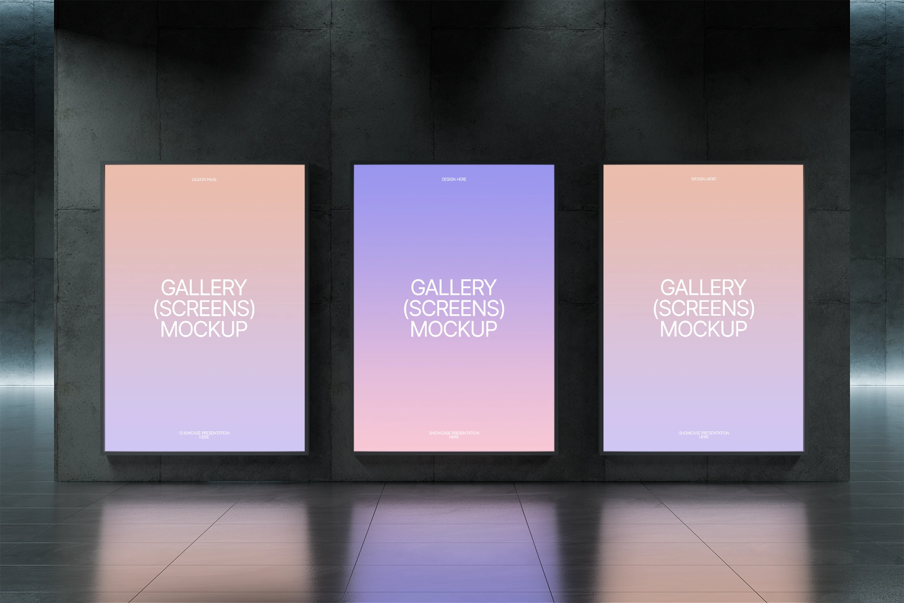 Gallery Screens Mockup