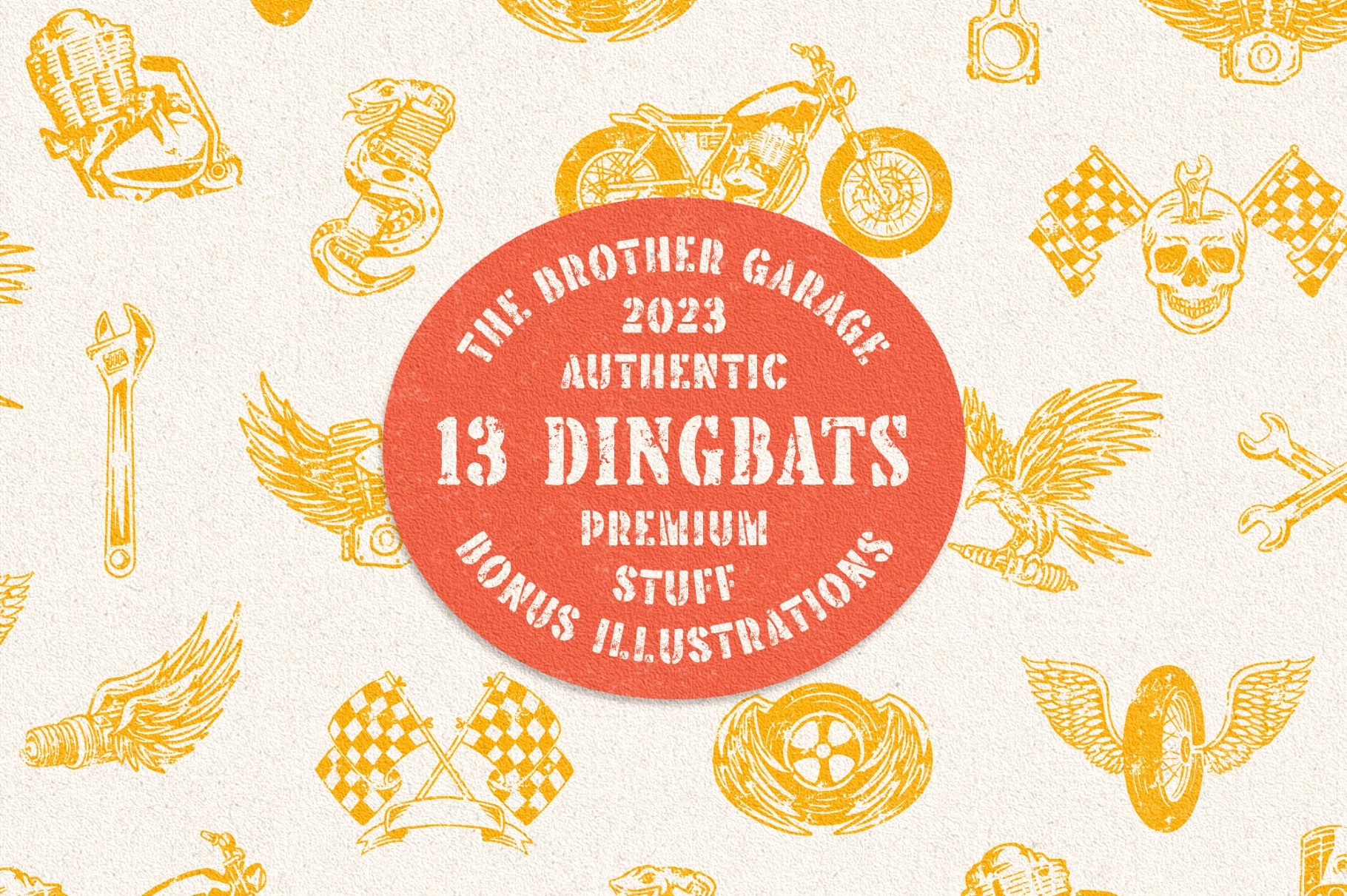 Brother Garage - Display Font