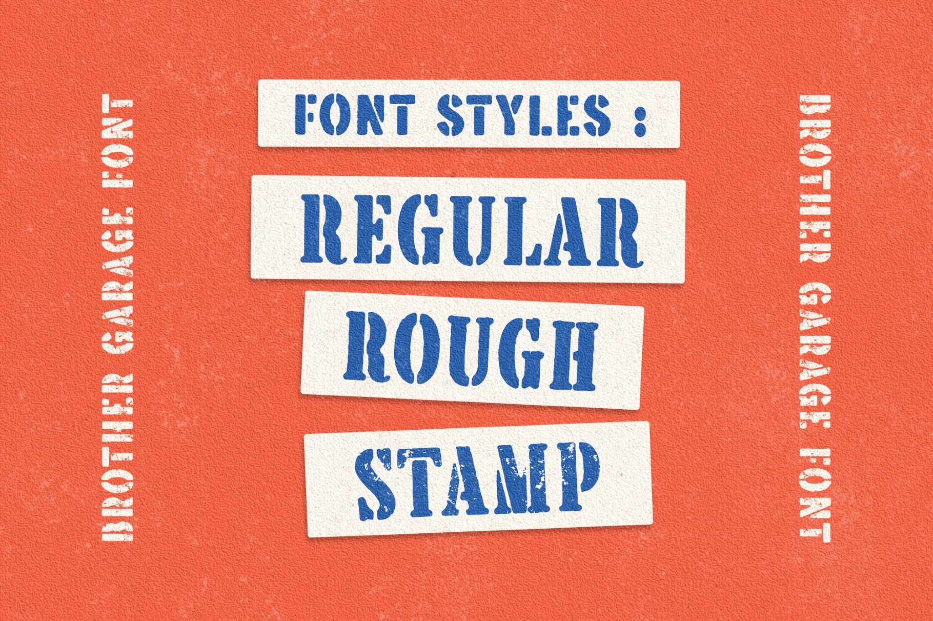 Brother Garage - Display Font