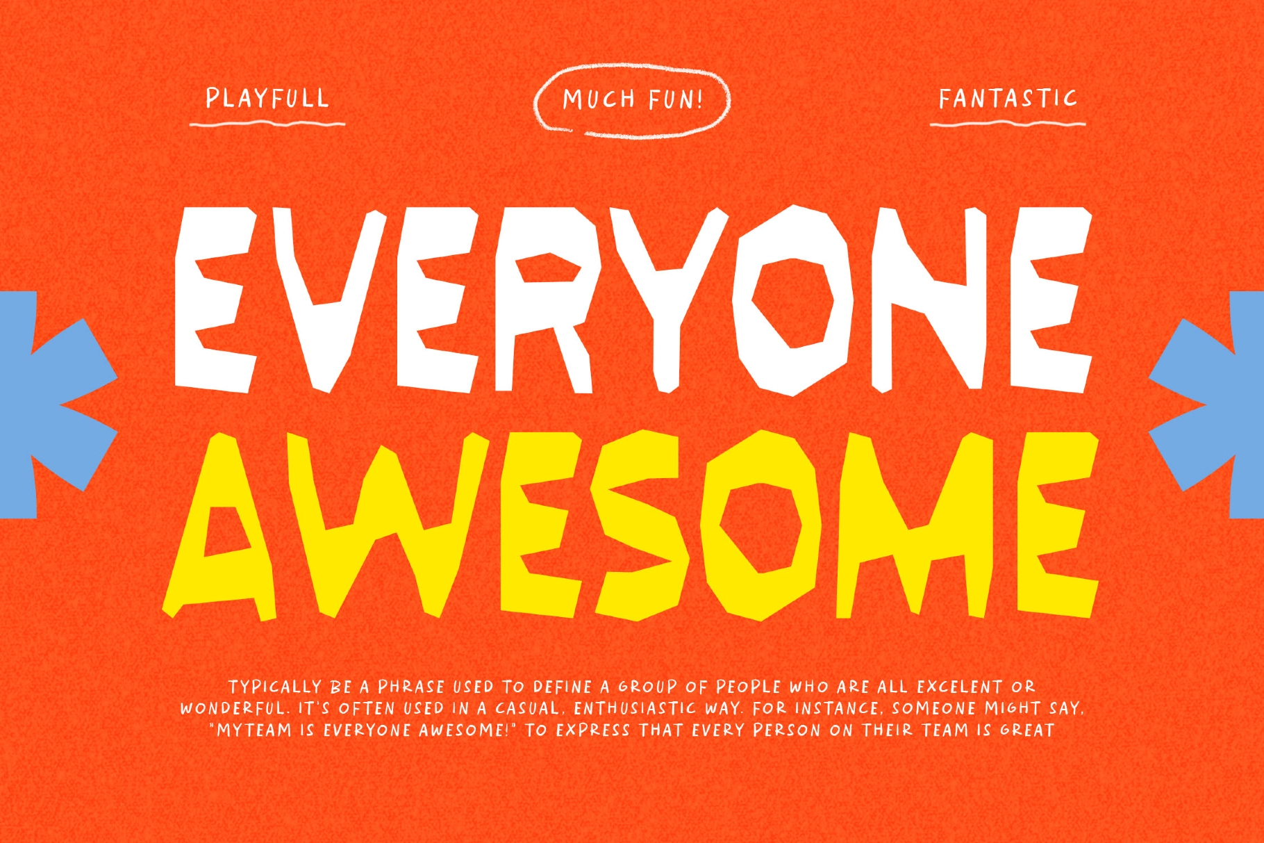 Auhsome - Handcrafted PaperCut Font