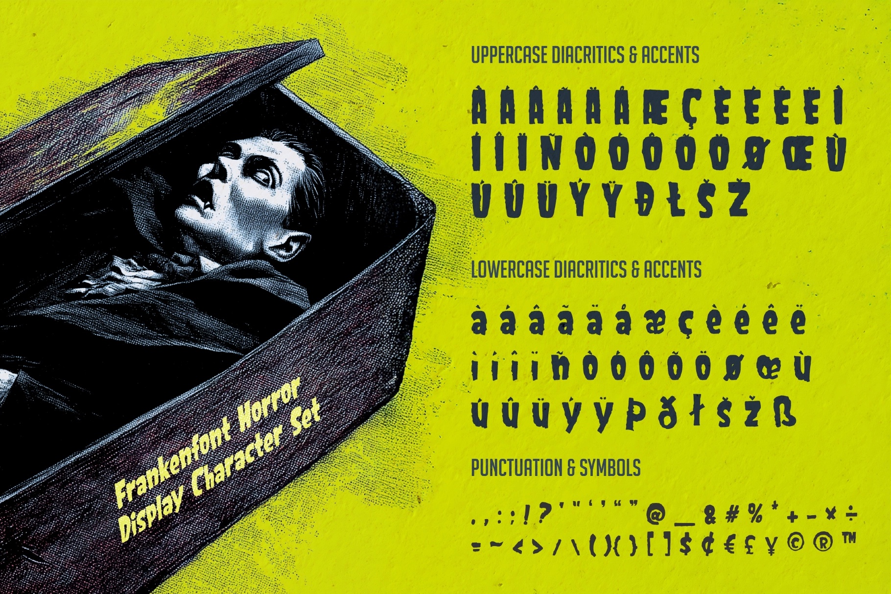 Frankenfont Classic Horror Display Font