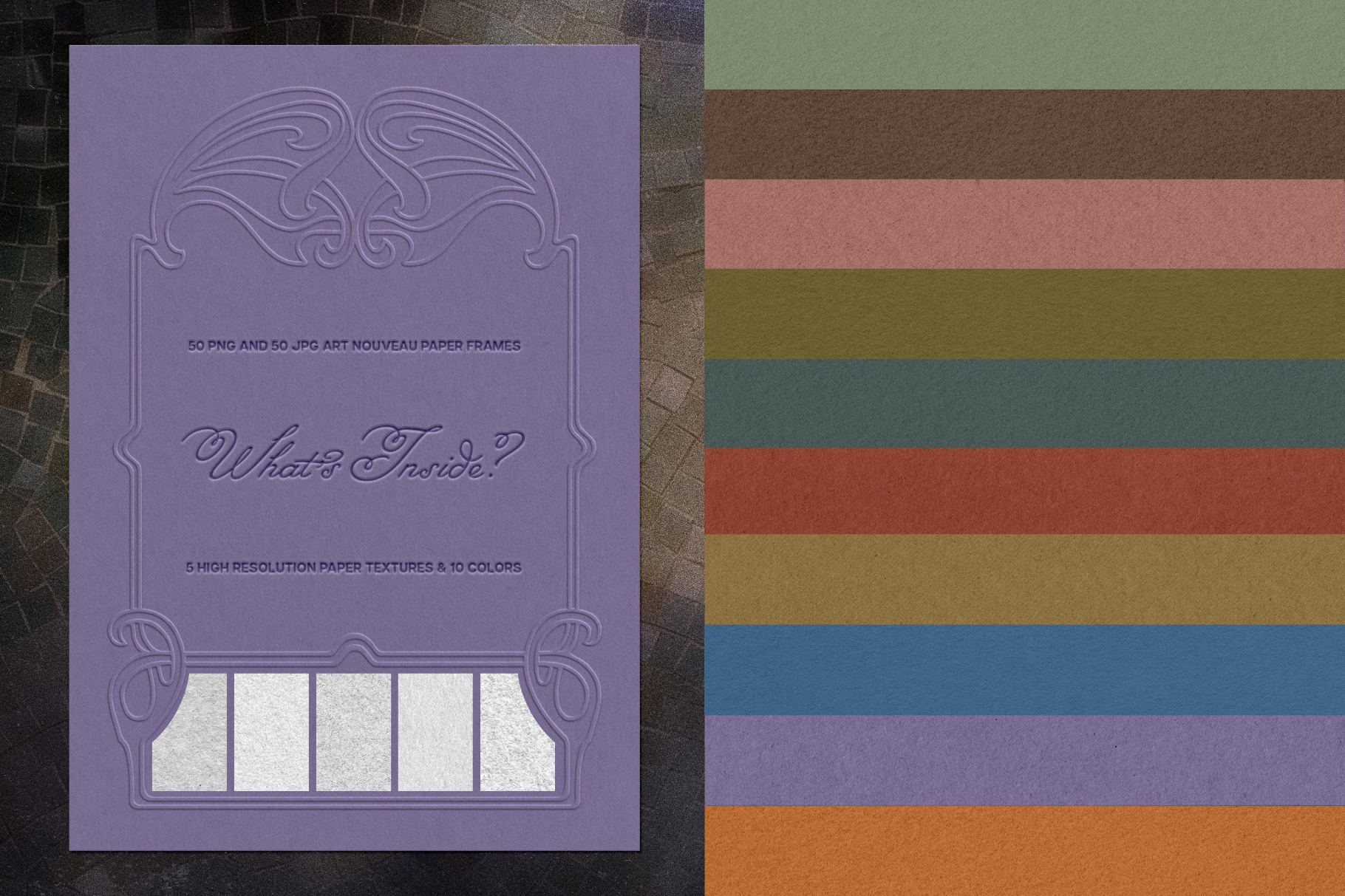 Art Nouveau Papers & Frames