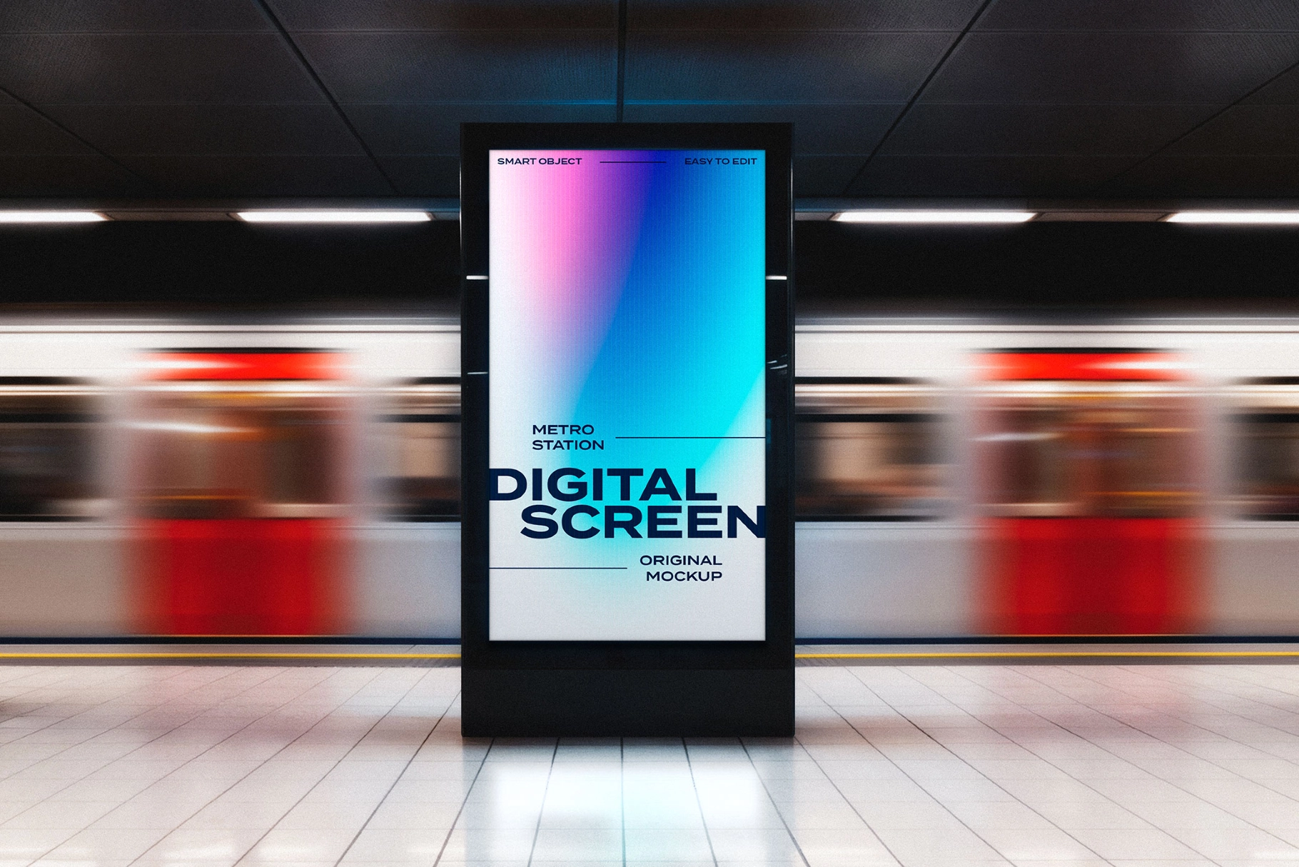 Metro Screen Mockup