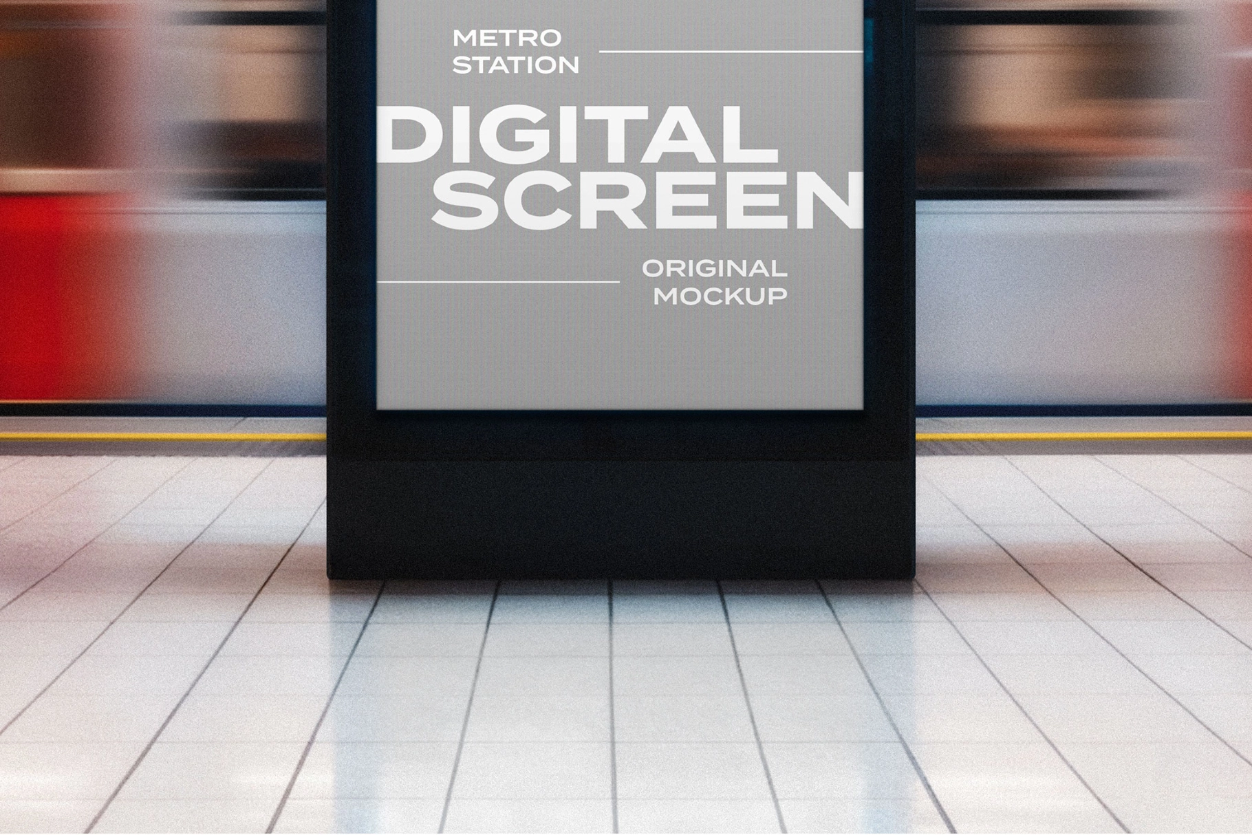 Metro Screen Mockup