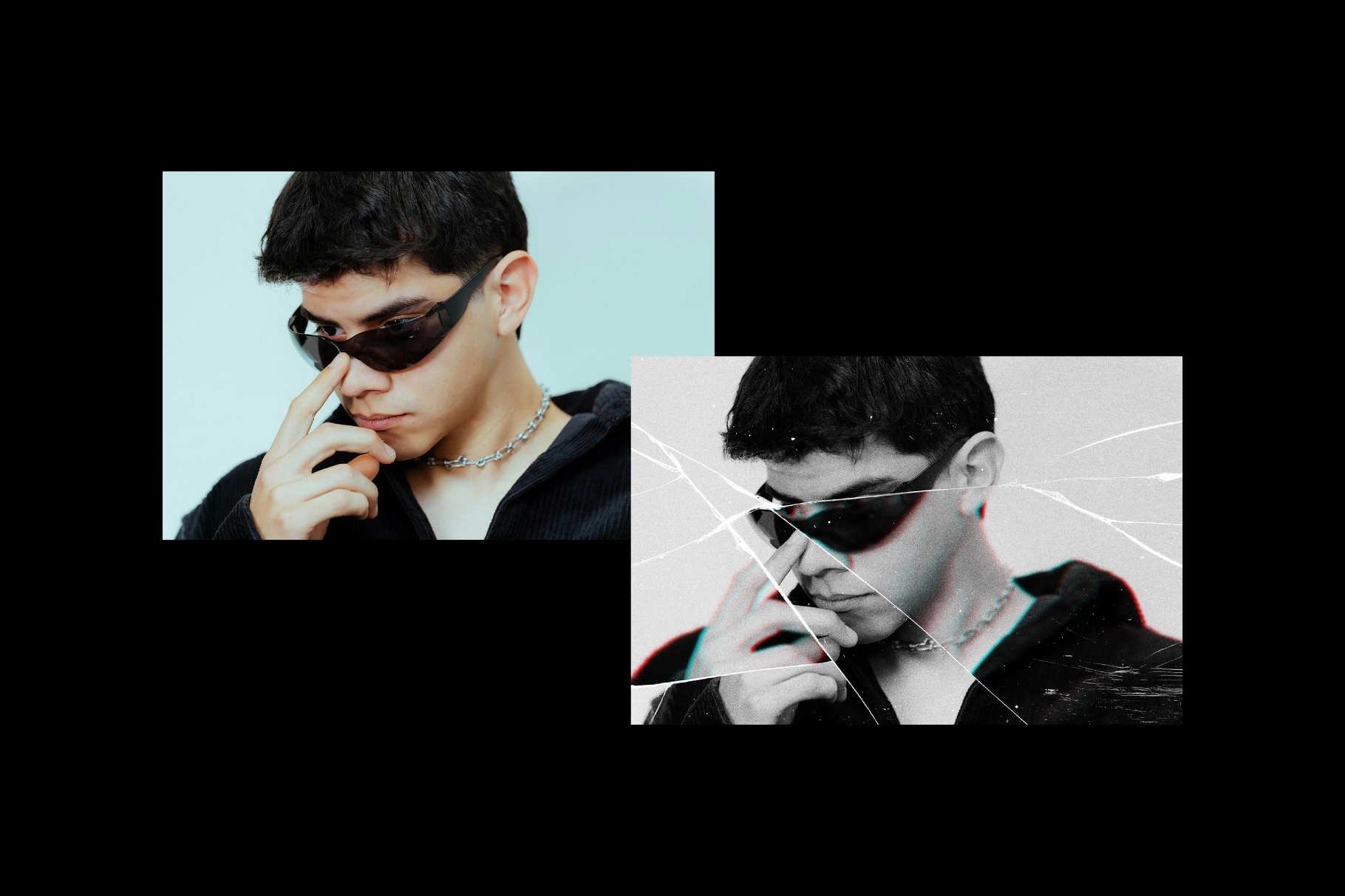 Broken Glass Photo Effect