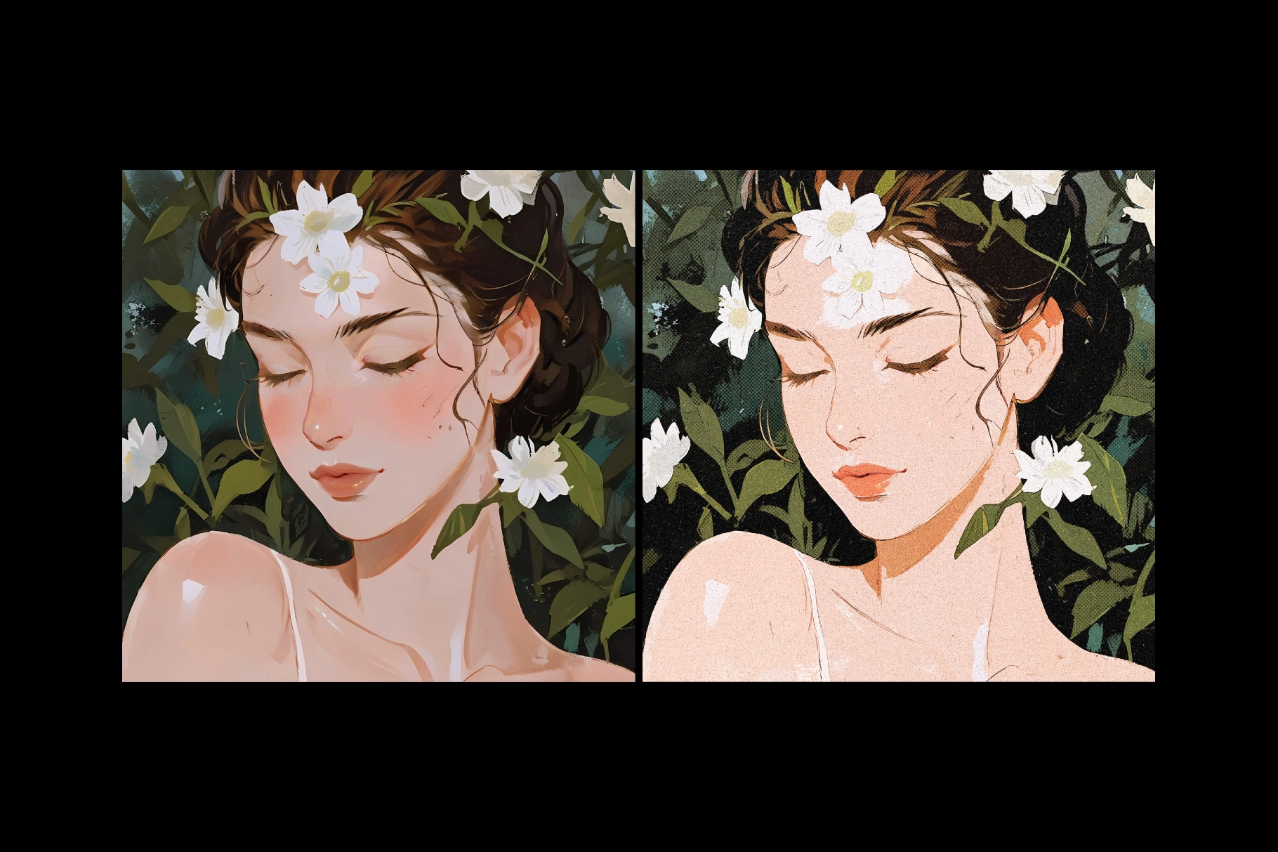 Grainy Halftone Photo Effect