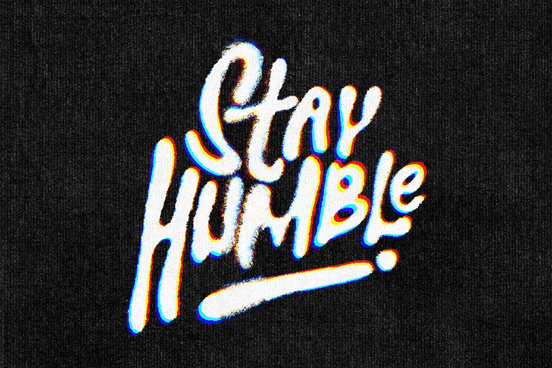 Glitch Grunge Print Effect