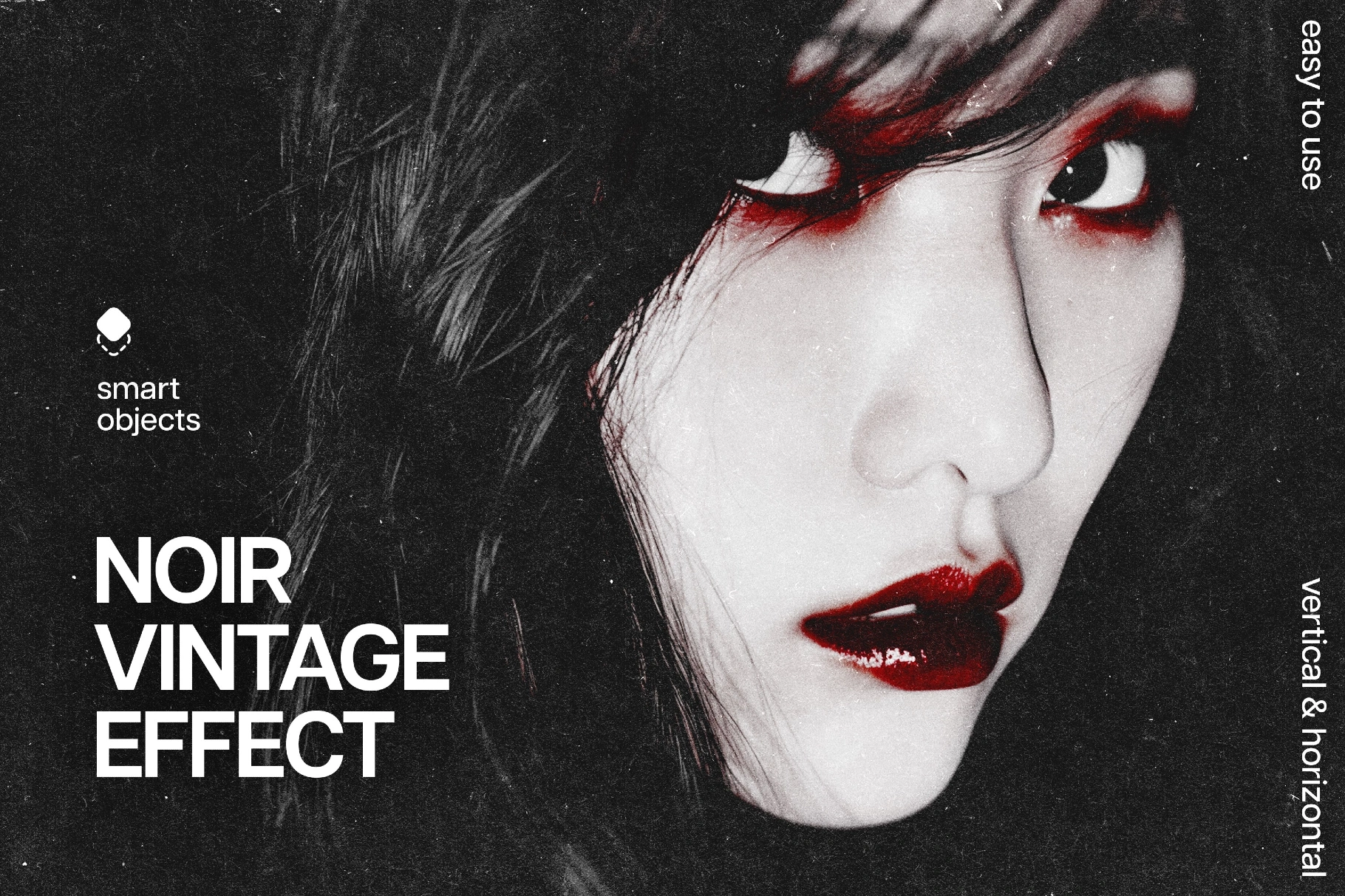 Vintage Noir Photo Effect