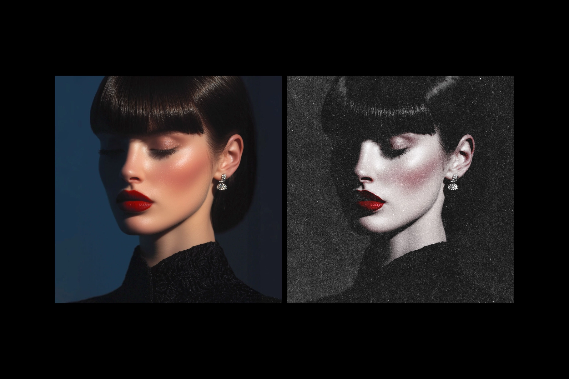 Vintage Noir Photo Effect