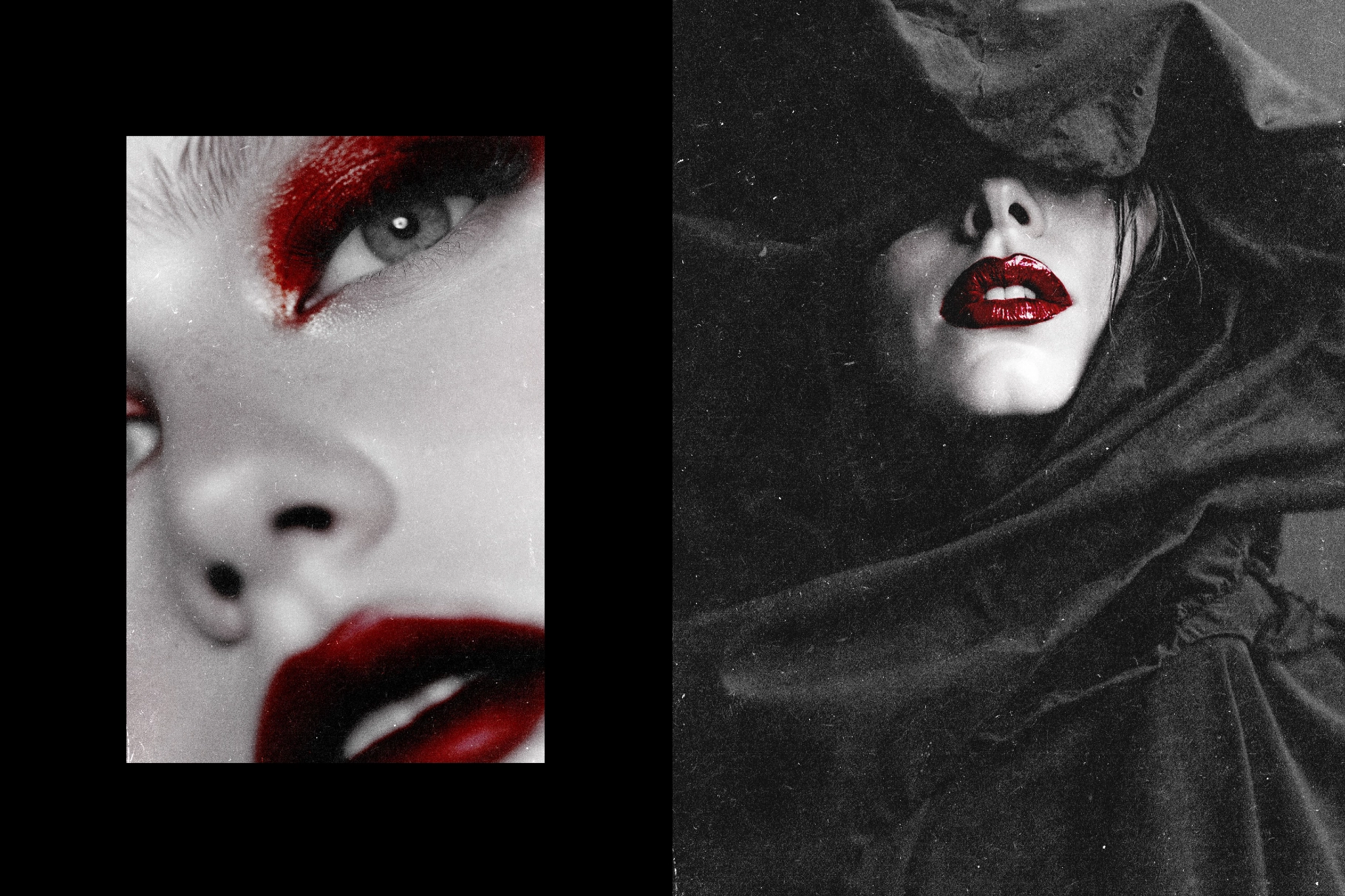 Vintage Noir Photo Effect